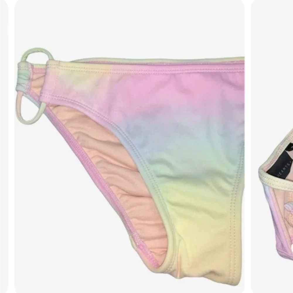 LA hearts soft pastel tye dye pastel bikini size M - Picture 3 of 10